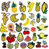 Direct factory sale custom high quality cheaper embroidery Fruit Candy icecream series Embroidery Patches For Apparel