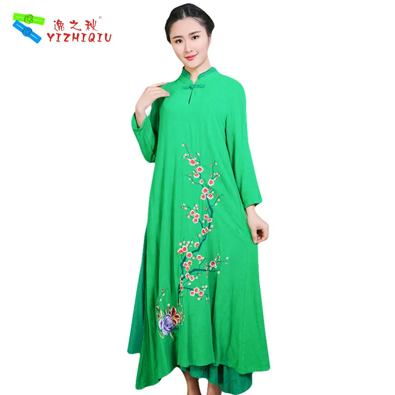 Long Sleeve Embroidered Floral Cotton Long Maxi Dress Buy Long Sleeve