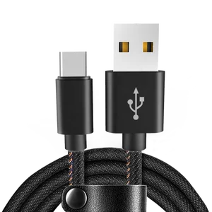 Durable Denim Jeans Style USB C Charging Cable