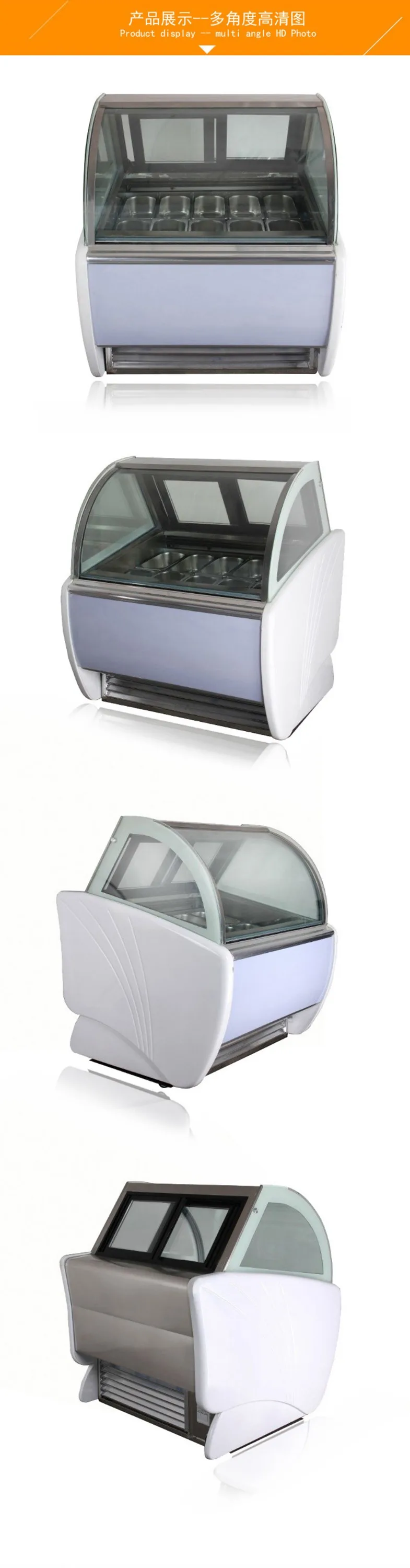 Customized Ice Cream Display Freezer/ice Cream Freezer Price/ice Cream