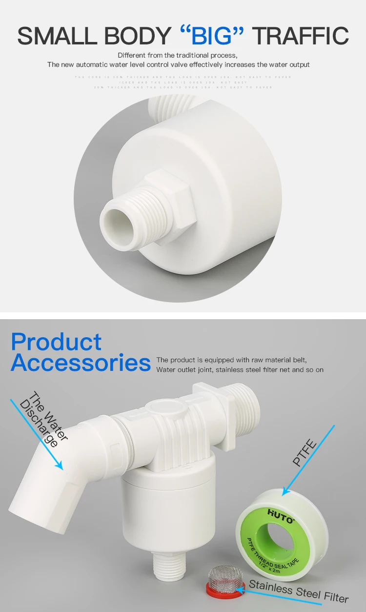 1inch,Dn25 Automatic Float Level Ball Control Valve For Solar And