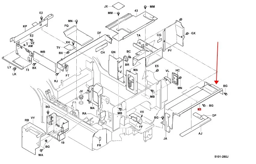 High Quality Electric Forklift Parts Cover Control Box Upper Used For