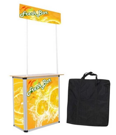 
best sales folding screen sales counter,promotion table 