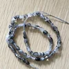 Black Rutilated Quartz stone random shape 6-7mm semi-precious stone