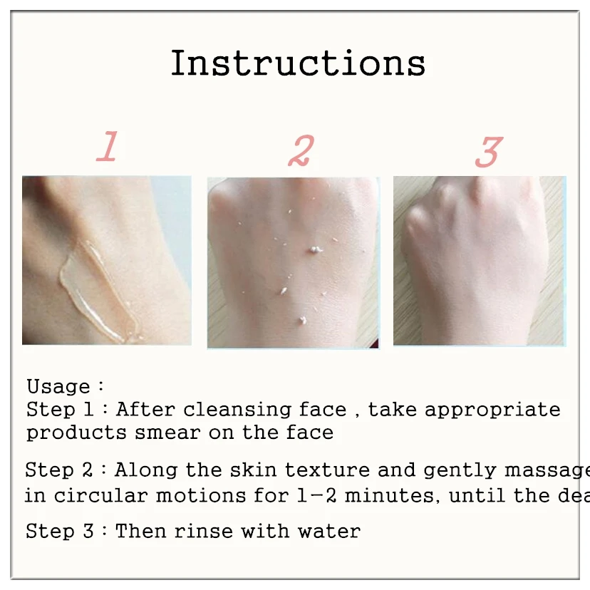 Hankey Korean Facial Exfoliating Gel Deep Cleansing Anti Acne Blackhead