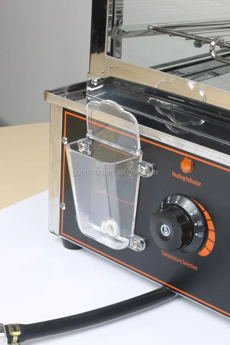 Warming Equipment Electric Pau Steamer Commercial Table Glass Food