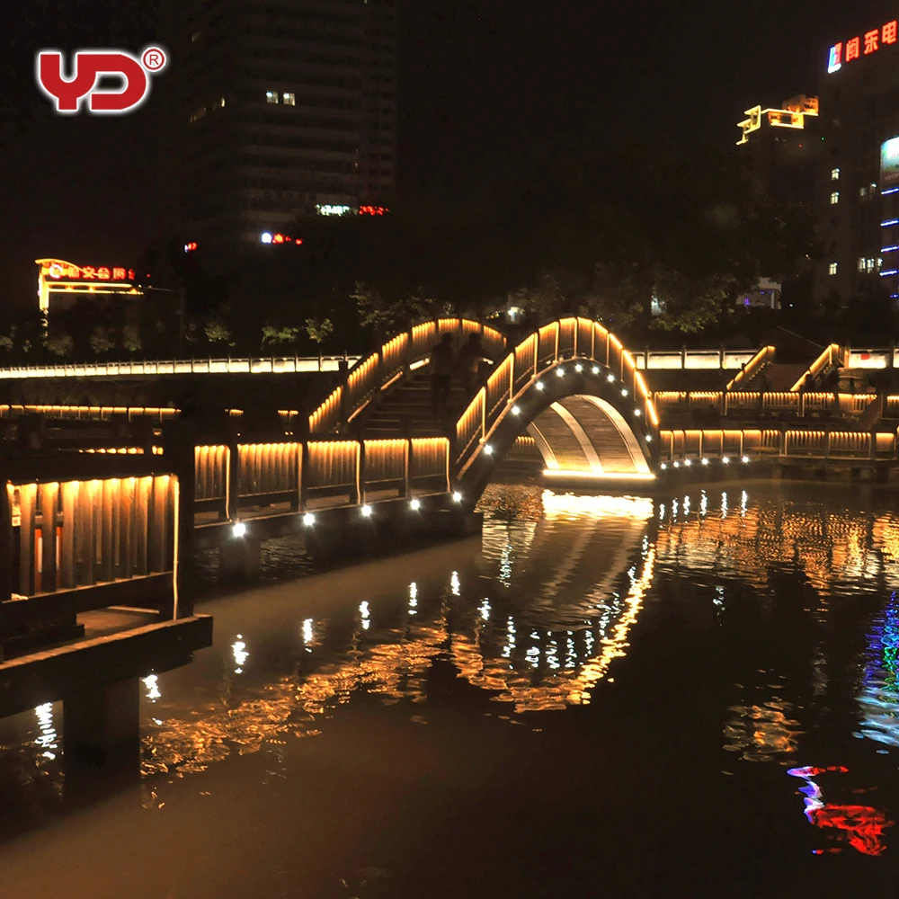 
YD Outdoor waterproof IP68 RGB LED bridge lighting 