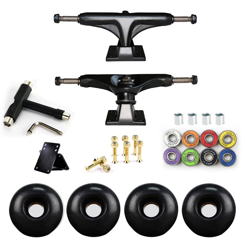 

Hot Sale 5 inch Trucks 52mm Size wheels Skateboard Trucks With Wheels