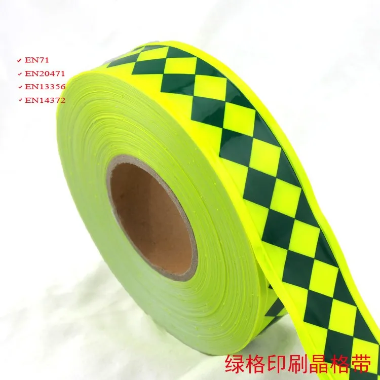 Warning Reflective Tape Sew On Clothes / Reflective Tape For Uniform