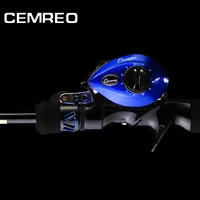 

CEMREO Carbon 2.1m 2.4m Baitcasting Fishing Rod and Reel Combo Set