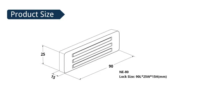 latch mini magnetic lock small magnetic lock