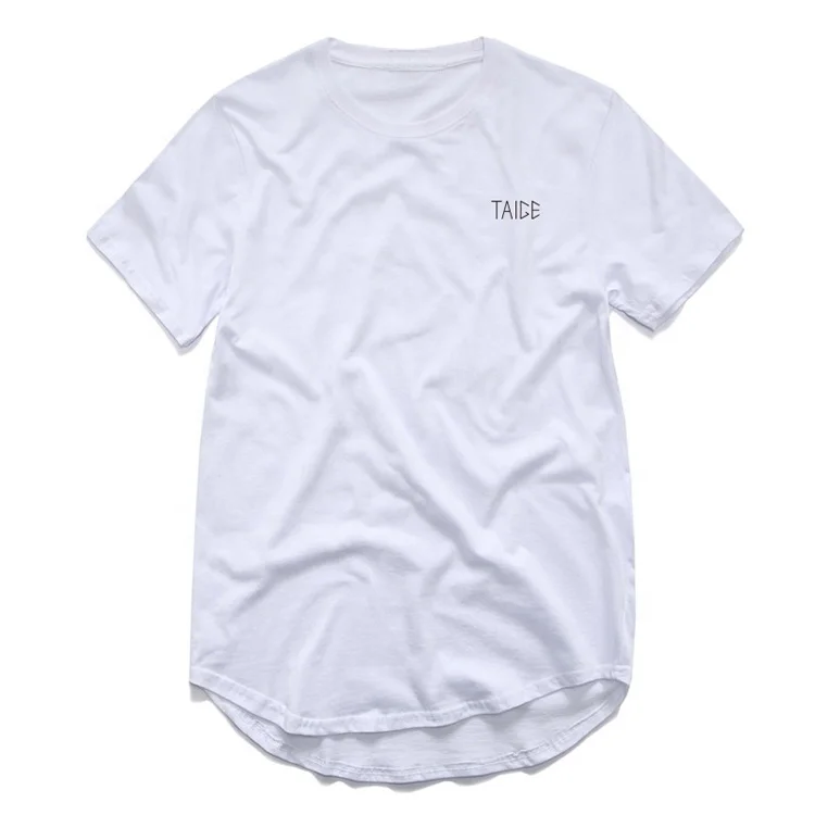 

Custom Blank 100% Cotton For Men Long Line Printing T-Shirt, Custom color