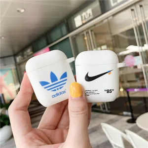 Soft earphone cases for apple airpods 2 case for airpods cover fashion white case earphone cover for apple airpod silicone case