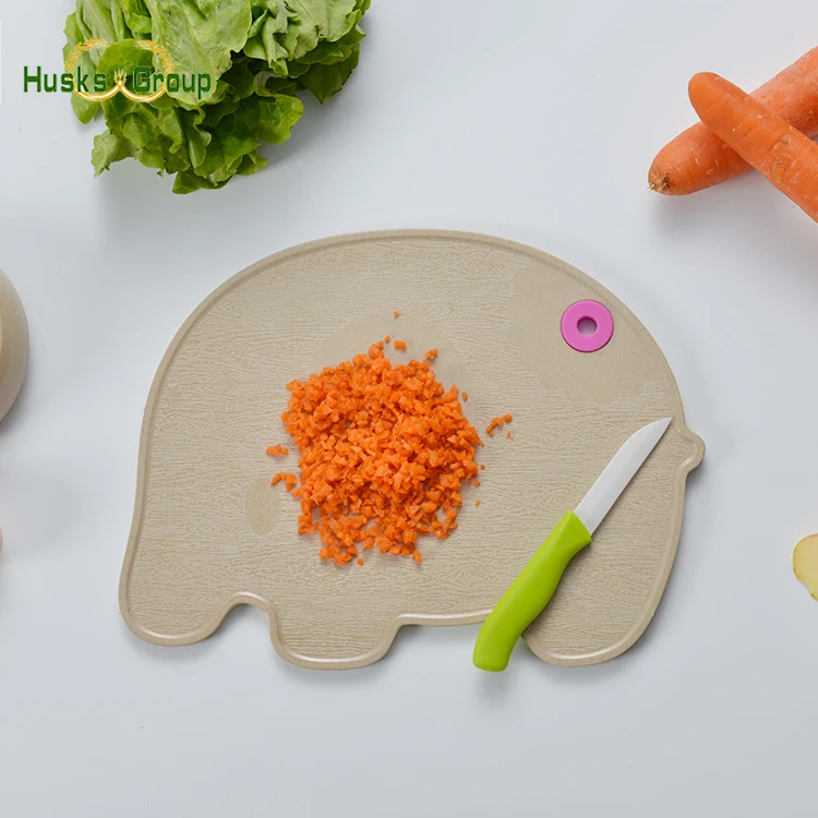 
Baby Food Supplement Household Small Rice Husks Cute Cutting Boards 