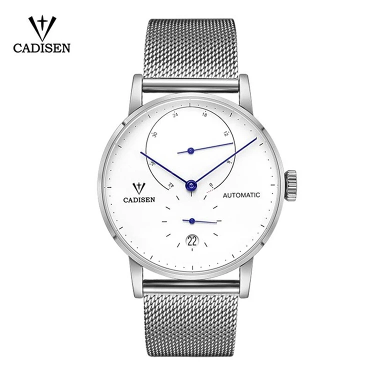 

CADISEN Top Mens Watches Top Brand Luxury Automatic Mechanical Watch Men Full Steel Business Waterproof Fashion Sport Watches