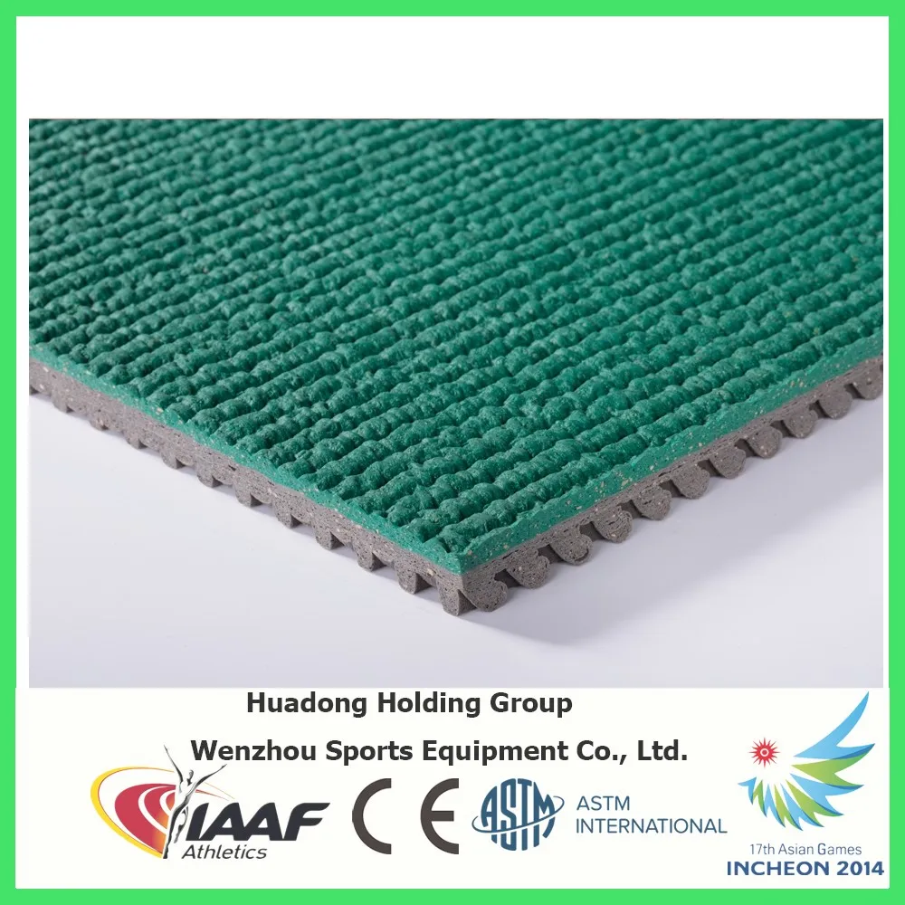 
Rubber epdm top sports flooring material type running track 