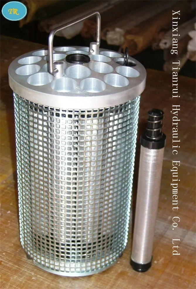 candle type oil filter element