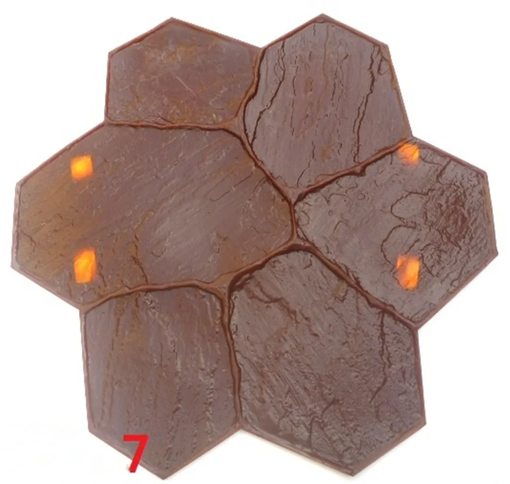 Customized Polyurethane Rubber Stamp Concrete/rubber Concrete Stamp