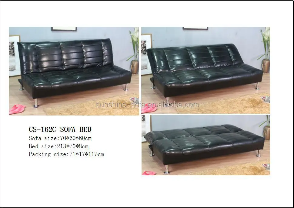 Modern Design Pu Leather Polish Sofa Bed Buy Pu Leather Sofa Bed