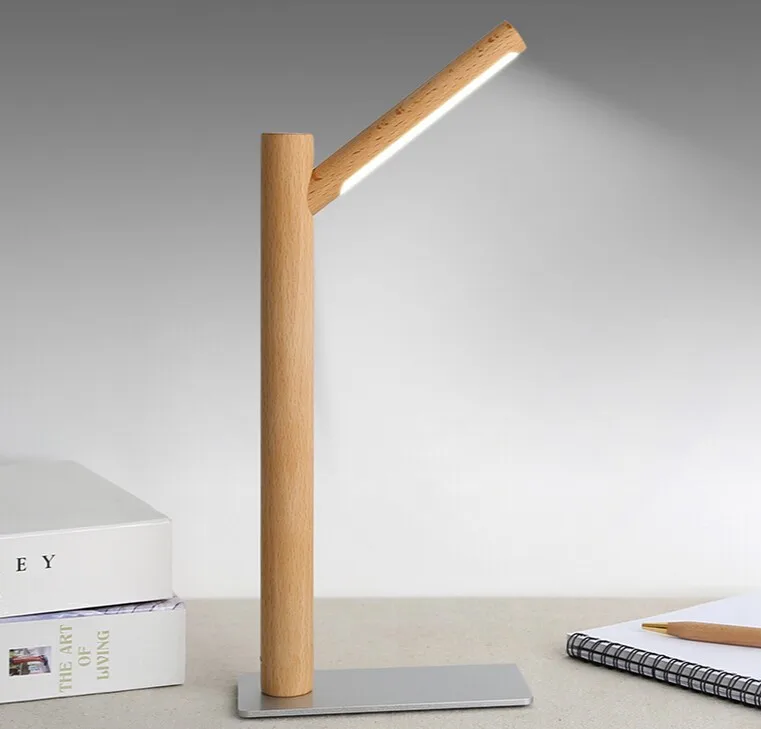 creative table lamp wooden magnetic LED lighting lamp fold table lamp light