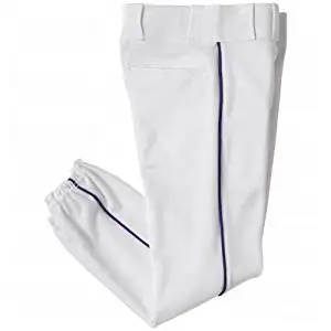 nike baseball pants white with navy piping