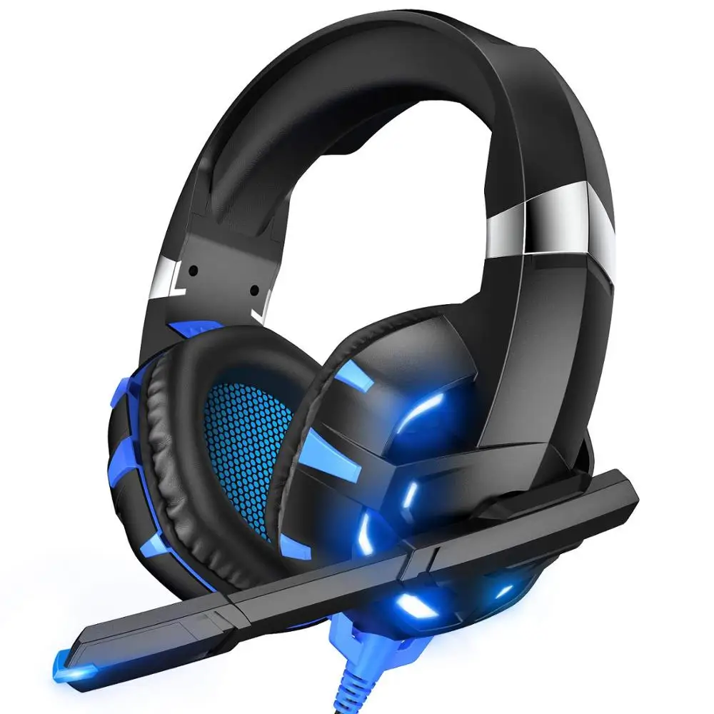 

Stereo game headset for gamer, Blue,green, red