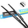 Front Windshield Wiper Blades for Nissan Primera P12 Wagon / Hatchback Fit Hook Type Model Year From 2002 - 2008