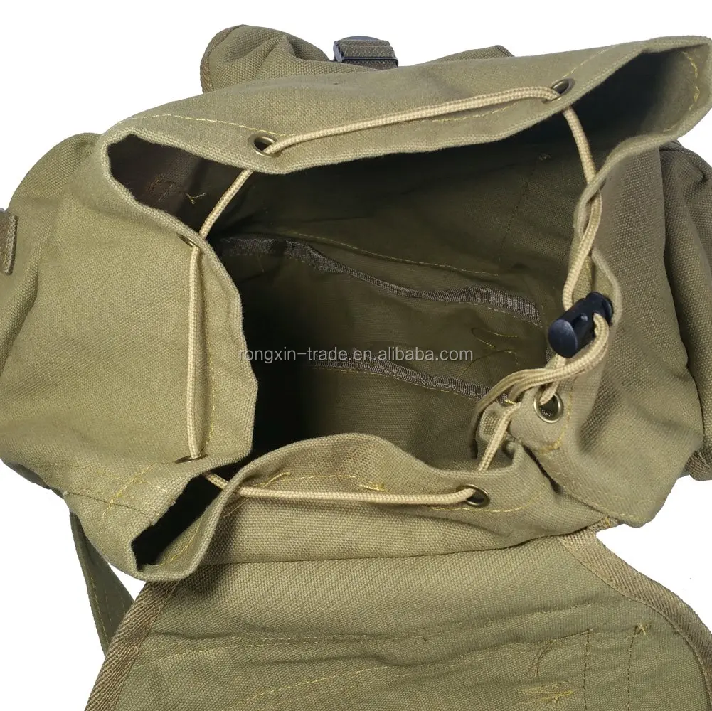 Ww2 Wwii Us Military M14 Haversack Field Bag Backpack Canvas Alice Bag