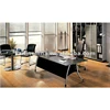 KL-11 latest design good price customized green material metal structure office furniture table manager desk OEM
