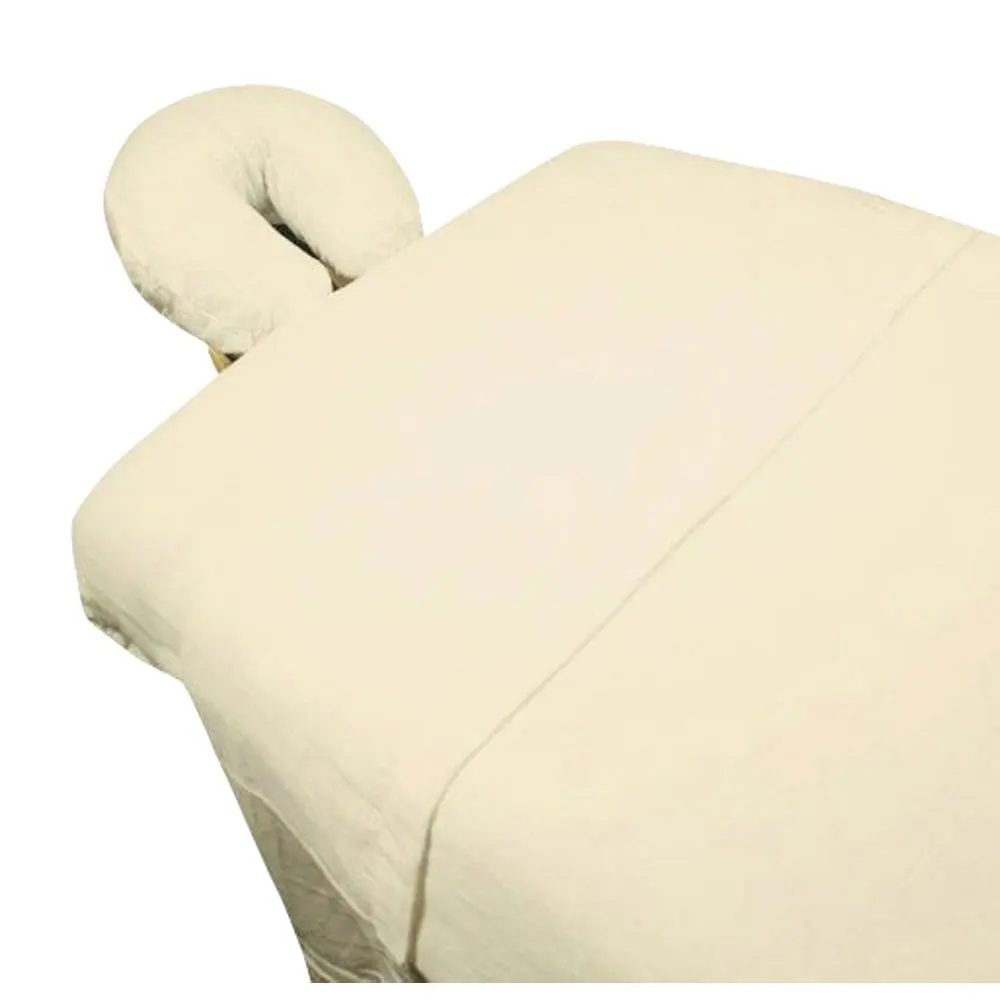High Quality -3pc Microfiber Massage Table Sheet Set - Ivory