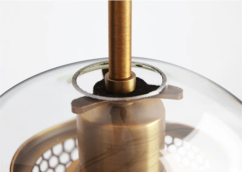 modern glass ball lamp