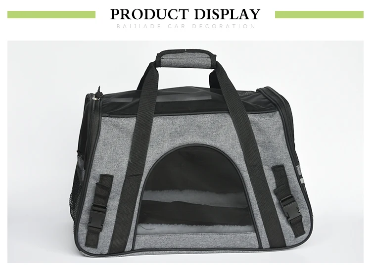 Portable Soft-Sided Travel Pet Carrier Sling Bag