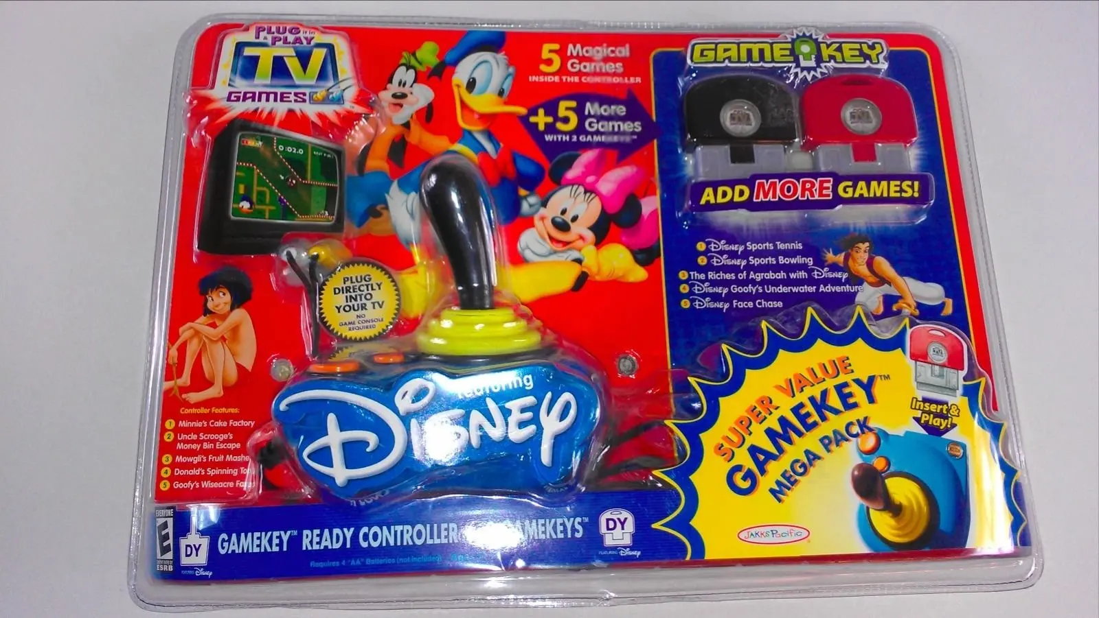 Disney Plug it in & Play TV Super Value Mega Pack with 2 extra Game Keys