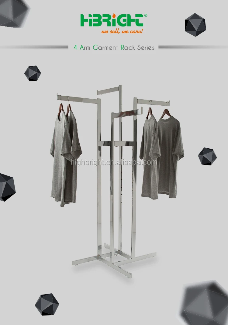 4 Arms Collapsible Display Garment Rack Buy Garment Display Racks