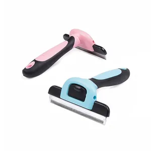 Image of Self Cleaning Slicker Brushes Shedding Tools for Cat Dog Pet Grooming Brush