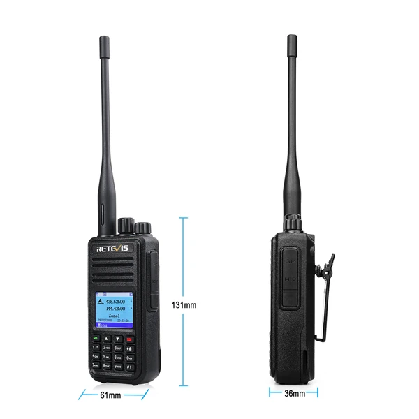 Dual Band Dmr Digital Walkie Talkie Gps Record Retevis Rt3s 2 Time Slot Ham Amateur Radio Uhf/vhf With Programming Cable - Buy Dual Band Dmr Digital Walkie Talkie Record,Uhf/vhf 2 Time