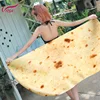 New Amazon Fashion Special Burrito Soft Taco Tortilla Sherpa Fleece Beach Towel Throw Tapestry Weighted Blanket