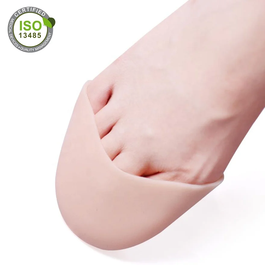 
Soft Comfortable SEBS Toe Pads Pointe Silicone Gel Ouch Pouch Protector for Ballet Soft Dance Toe Cap Reduce Shock Pain 