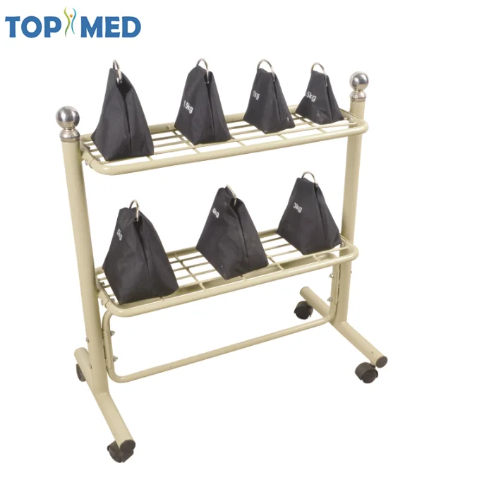 Hand-held physiotherapy sandbag