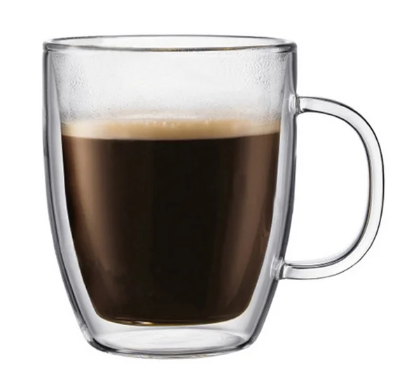 Heat Resistant Borosilicate Double Wall Glass Coffee Mug Cup Buy Heat Resistant Glass Coffee