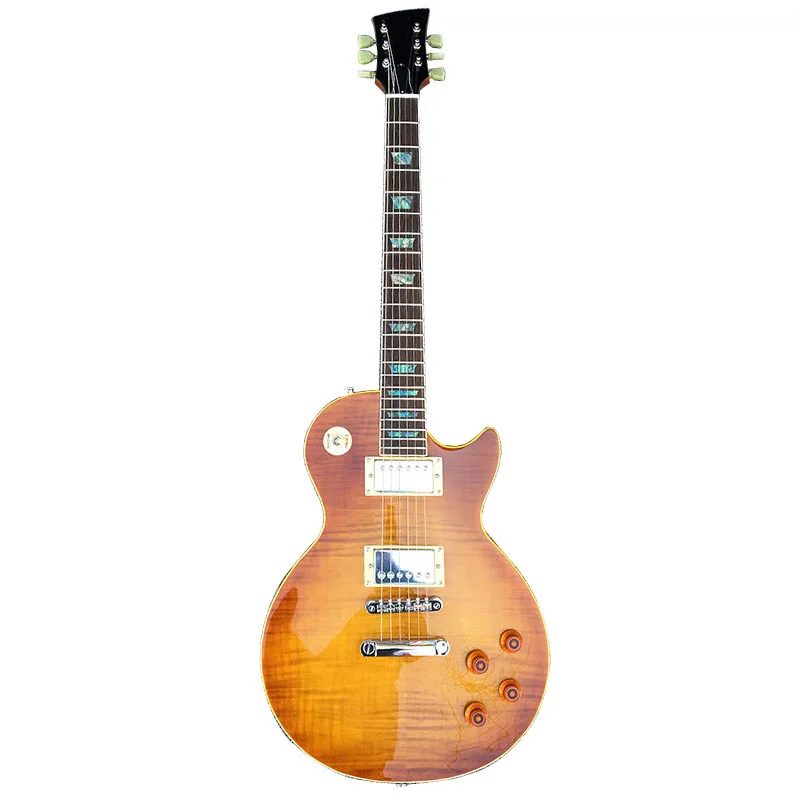 

Feiyang LP electric guitar, Mahogany body With Flamed Maple Top,Rosewood Fingerboard, Smoky color