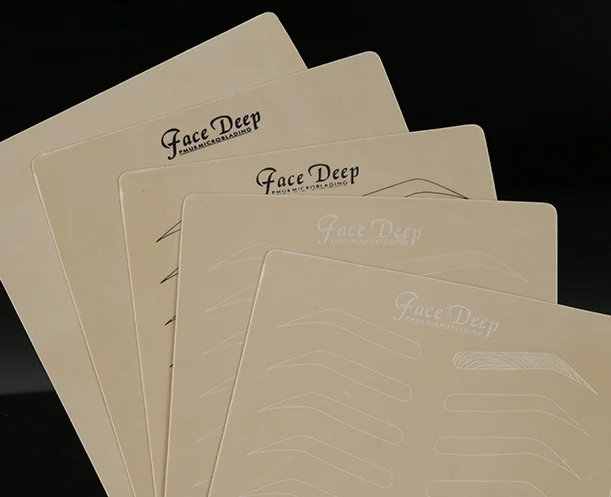 

New style Permanent Makeup Inkless Practice Blank Skin For Eyes , Brows &lip, Skin color