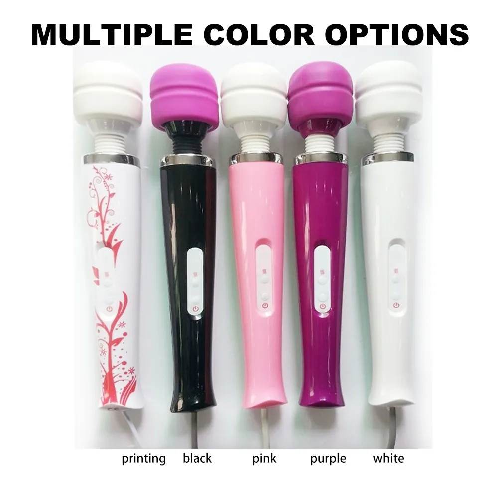 Hot Sale 8 Speeds 220v Wired Powerful Handheld Erotic Wand Massager