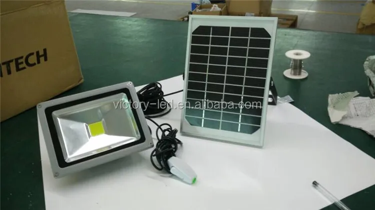 New Solar Power 10w 20w 50w 100w Outdoor Led Flood Light