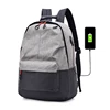 New Design Custom Clear Sports Leather/Canvas/Fabric Smart School Usb Charger Laptop Backpack Bag Waterproof With Usb Charger