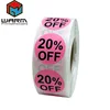 Factory Custom Round Sticker Roll Personalized Permanent Waterproof Round Circle Vinyl Sticker Product Logo Label Printing