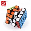 Anti-stick stability design qiyuan 62mm cube 4x4x4 with color base