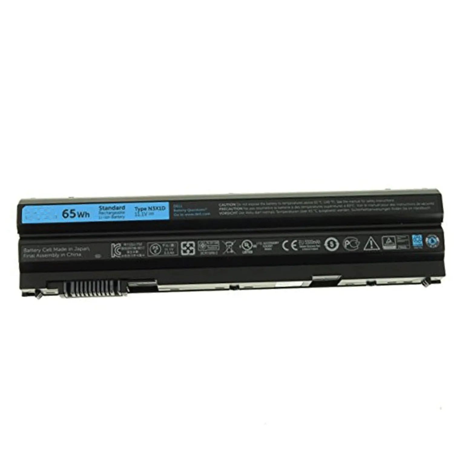 N3X1D - ELECSHELL NEW OEM Battery for Dell Latitude E6540 E6440 E5530 E5430 E6520 E6420 6-cell Laptop Battery 65Wh - N3X1D