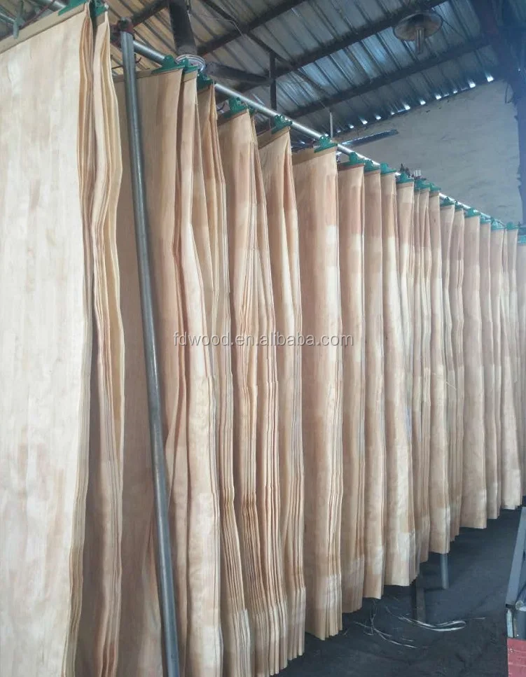 
0.16mm China Slice Cut Rubber Wood Veneer 