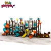 Kids Hot Sale Tree house series Outdoor Playground Equipment Play set Plans